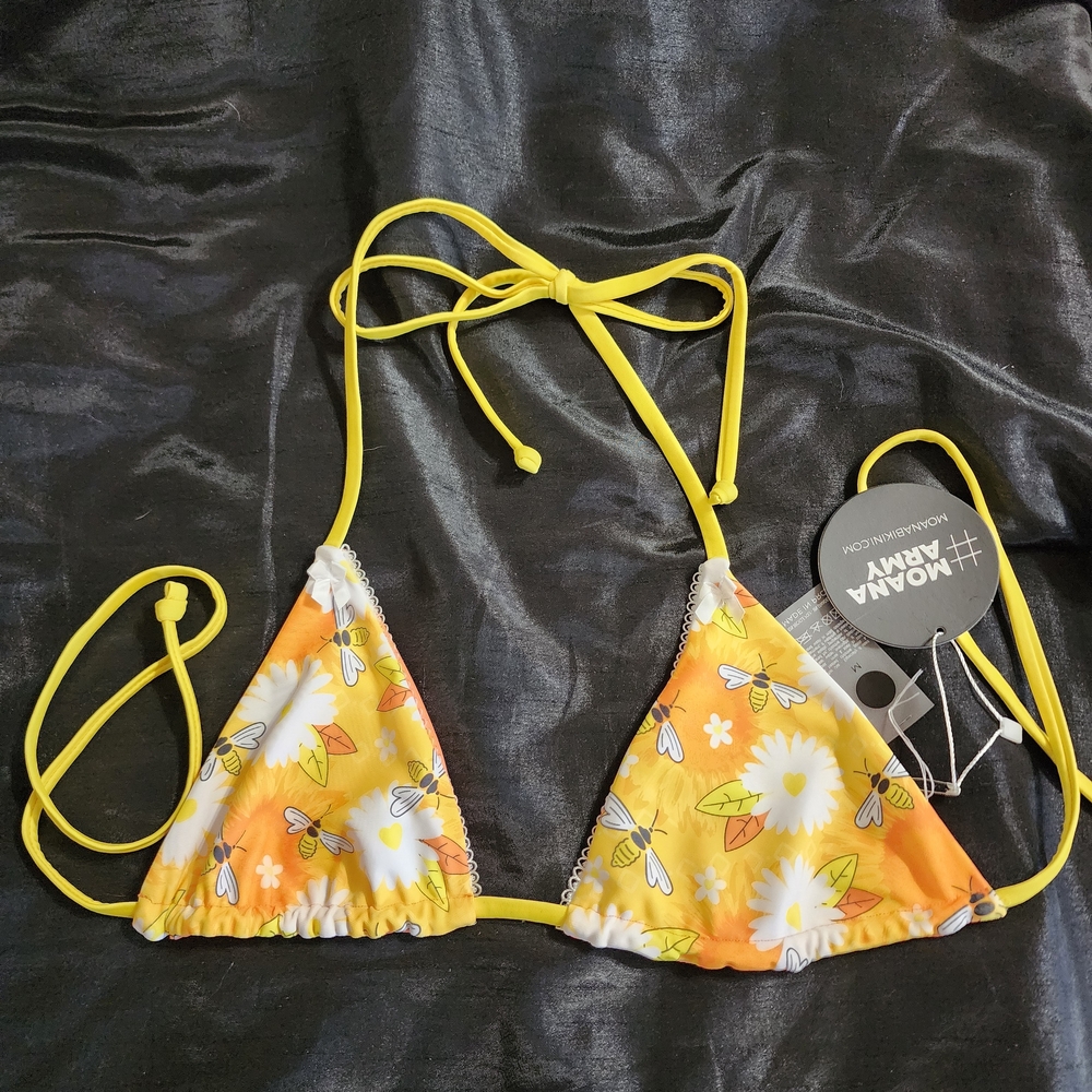 Moana Honey Bee Tie Bikini Top